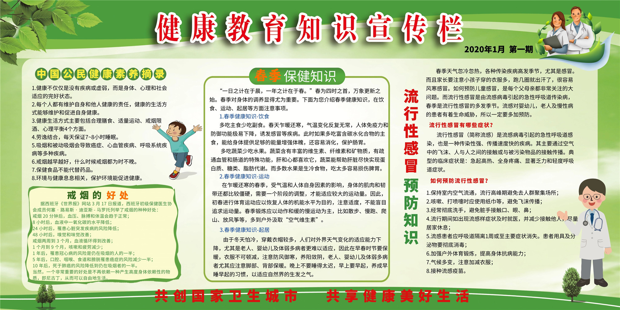 健康教育宣传栏